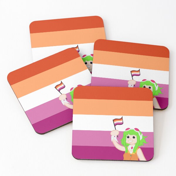Item preview, Lesbian Flag Gumi Megpoid designed and sold by Vee-s-World-111.