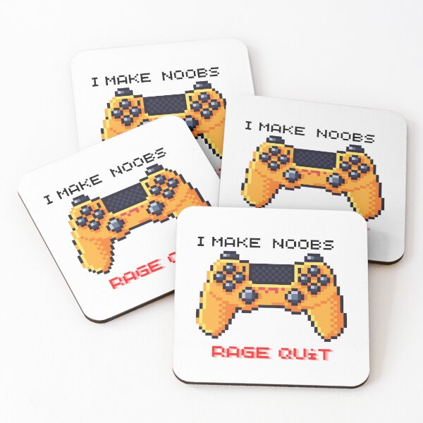 Item preview, Make Noob Rage Quit designed and sold by HdanRDesign.