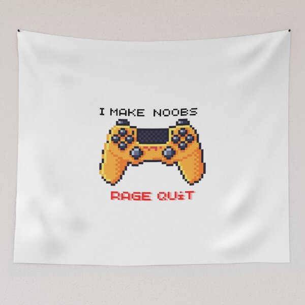 Item preview, Make Noob Rage Quit designed and sold by HdanRDesign.