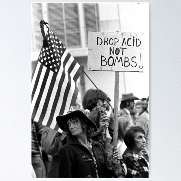 Item preview, Drop acid not bombs designed and sold by SwanDive.