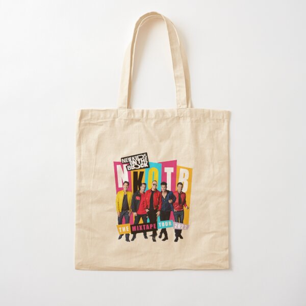 new kids on the block tote bag