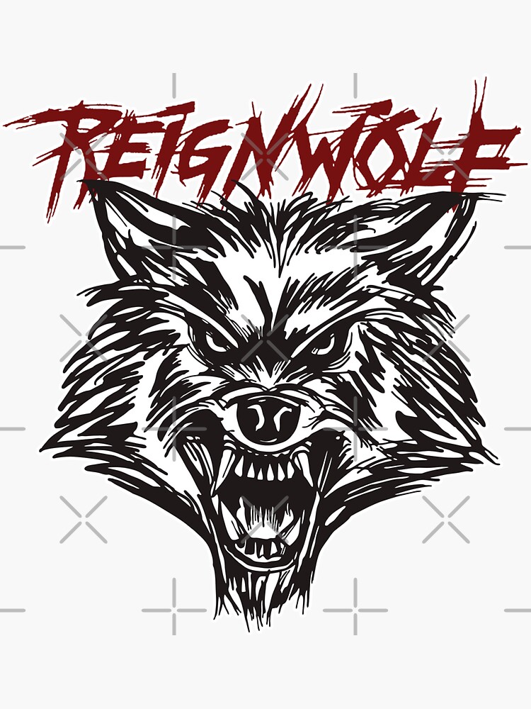 "Reignwolf logo" Sticker for Sale by Samsar Redbubble