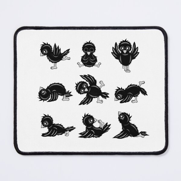 Item preview, cute crow yoga designed and sold by Pezi-Creation.