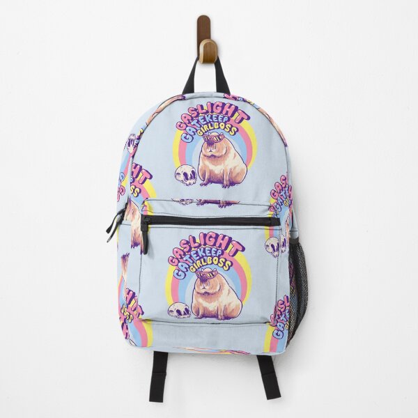 Item preview, Gaslight Gatekeep Girlboss - Cool Capybara Momcore | Karen Sunglasses | ok i pull up Got Drip physically thick mentally sick Pet Mat Bandana Baby Capy Yuzu Orange on head memes Christmas  designed and sold by Any Color Designs.