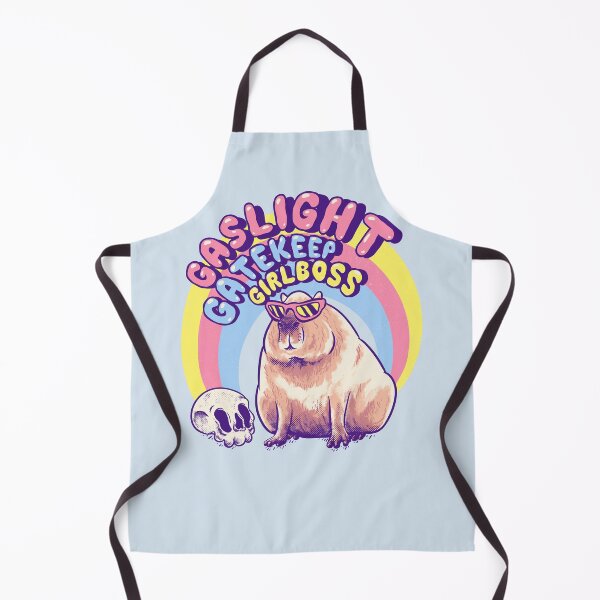 Item preview, Gaslight Gatekeep Girlboss - Cool Capybara Momcore | Karen Sunglasses | ok i pull up Got Drip physically thick mentally sick Pet Mat Bandana Baby Capy Yuzu Orange on head memes Christmas designed and sold by Any Color Designs.