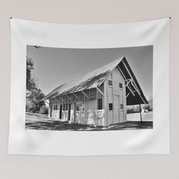 Item preview, Redcliffe Plantation Barn South Carolina Black And White 2 designed and sold by LisaWootenPhoto.