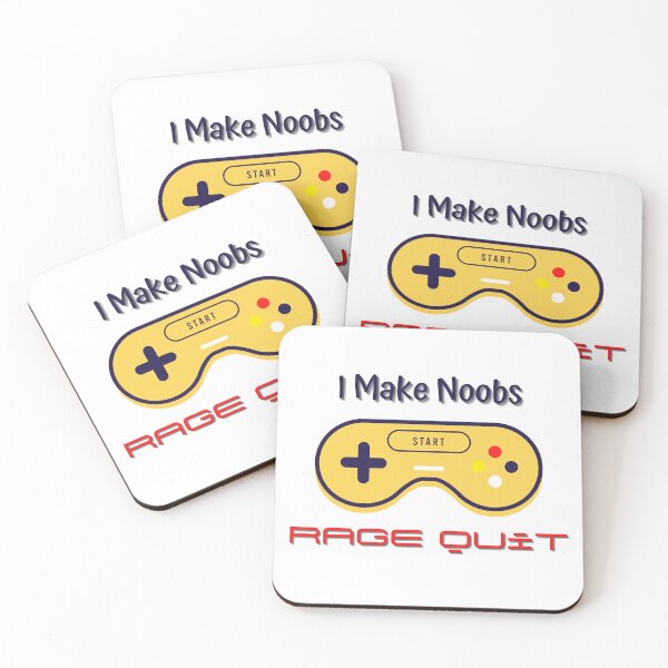 Item preview, Make Noob Rage Quit designed and sold by HdanRDesign.