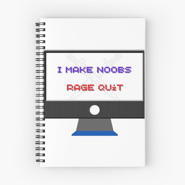 Item preview, Make Noob Rage Quit designed and sold by HdanRDesign.