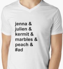 Jenna & Julien Family Men's V-Neck T-Shirt