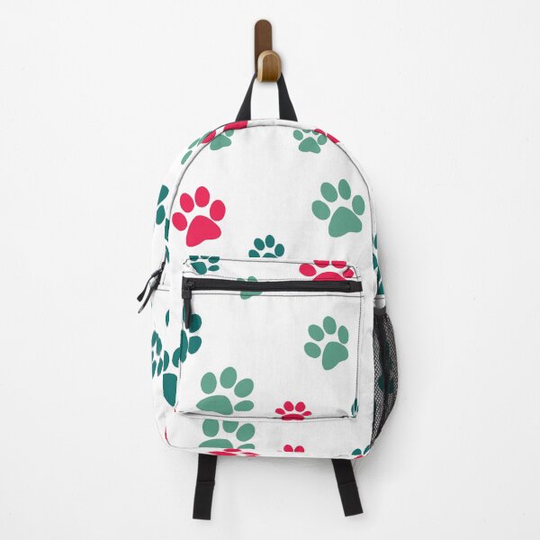 Item preview, RED AND GREEN DOG PAW PATTERNS designed and sold by DeliveryGeorge.