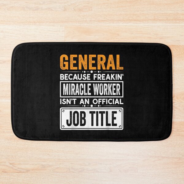 Item preview, general Because Freaking Miracle Worker Isn’t an Official Job Title, general Christmas Fathers Day shirt designed and sold by xlnv.