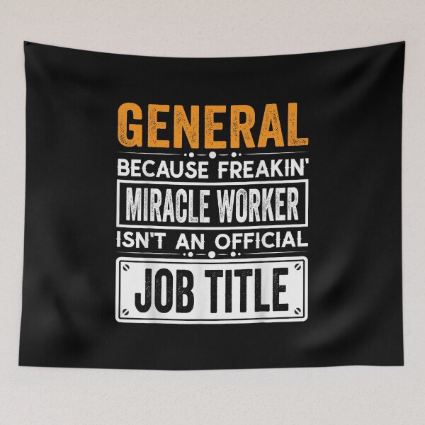 Item preview, general Because Freaking Miracle Worker Isn’t an Official Job Title, general Christmas Fathers Day shirt designed and sold by xlnv.