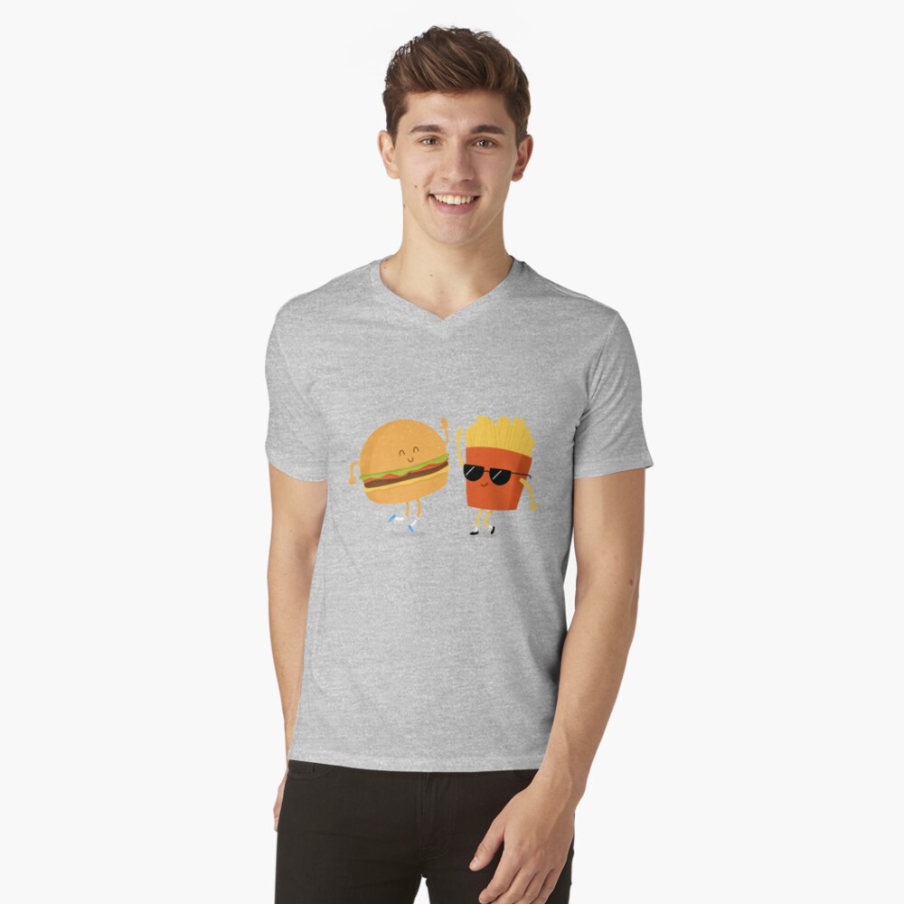 Item preview, V-Neck T-Shirt designed and sold by cartoonbeing.