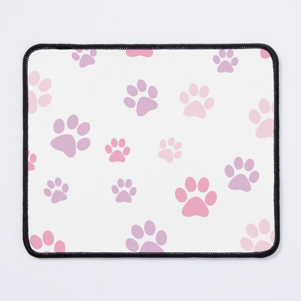 Item preview, Purple Pink Dog Paw Illustration Pattern designed and sold by DeliveryGeorge.