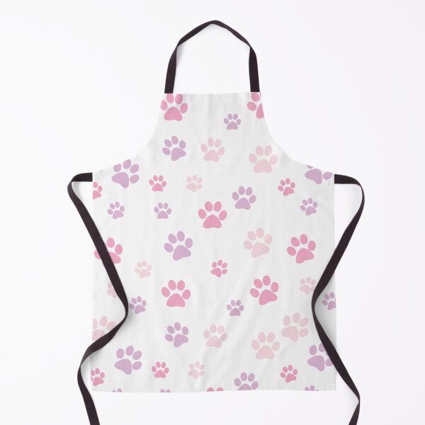 Item preview, Purple Pink Dog Paw Illustration Pattern designed and sold by DeliveryGeorge.