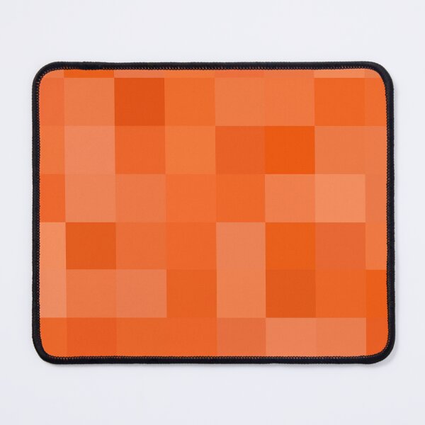 Item preview, Shades of Orange Pixel Blocks Pattern Design  designed and sold by patternsoup.