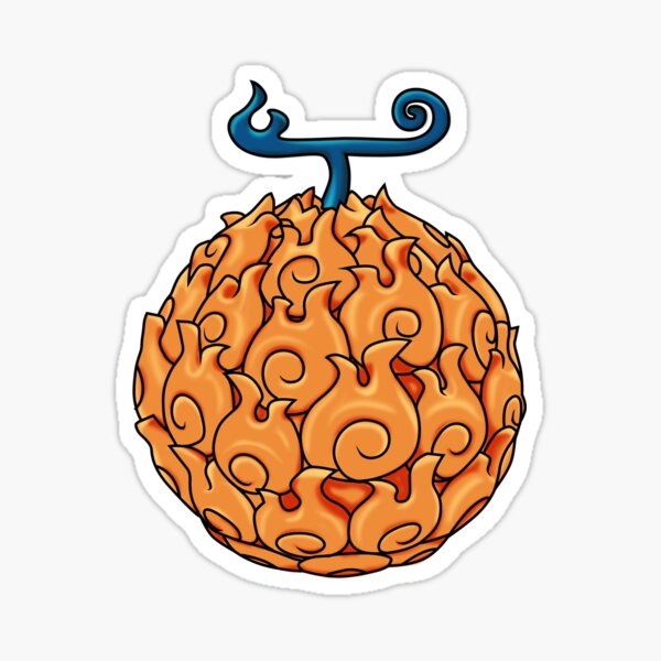 Flame Flame Fruit - Mera Mera No Mi - Sticker