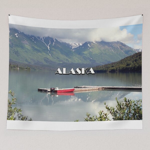 Item preview, Alaska: Boat on Trail Lake designed and sold by FranWest.