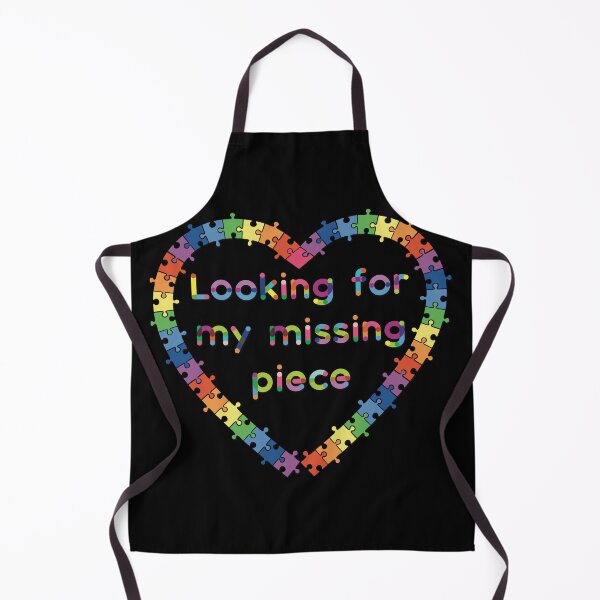 Item preview, Looking for my missing piece rainbow pride puzzle heart designed and sold by MunsyArt.