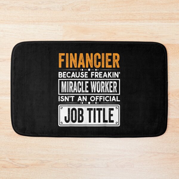 Item preview, financier Because Freaking Miracle Worker Isn’t an Official Job Title, financier Christmas Fathers Day shirt designed and sold by xlnv.