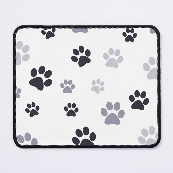 Item preview, GREY TINY DOG PAW AND CAT PAW PATTERN designed and sold by DeliveryGeorge.
