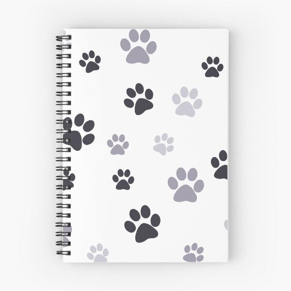 Item preview, GREY TINY DOG PAW AND CAT PAW PATTERN designed and sold by DeliveryGeorge.