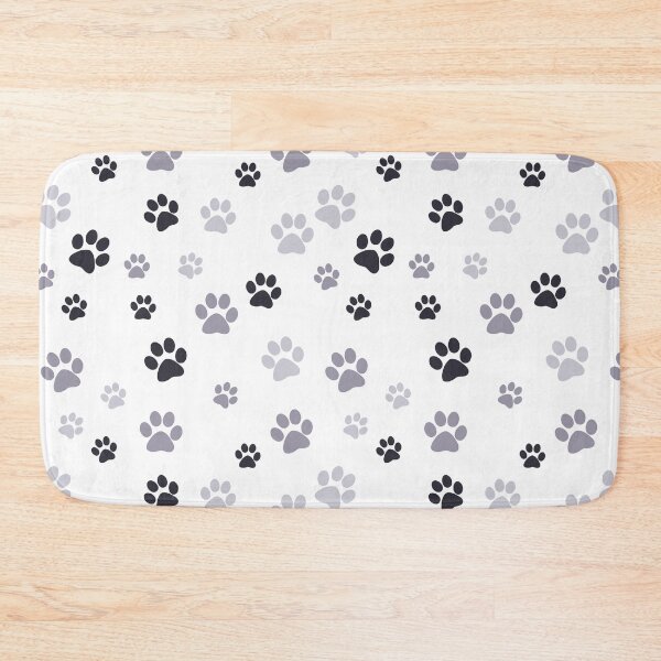 Item preview, GREY TINY DOG PAW AND CAT PAW PATTERN designed and sold by DeliveryGeorge.