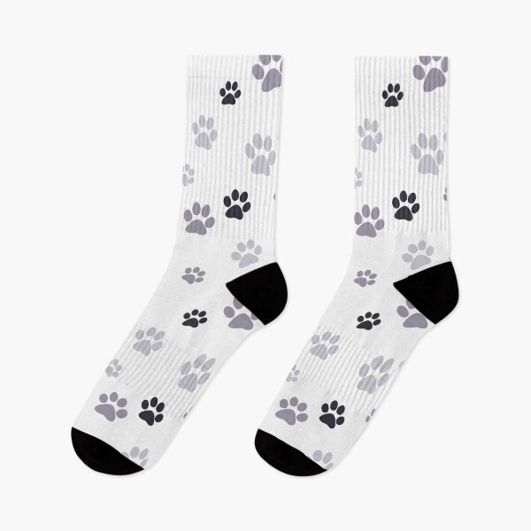 Item preview, GREY TINY DOG PAW AND CAT PAW PATTERN designed and sold by DeliveryGeorge.