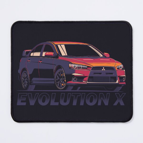 Item preview, Lancer EvoX illustration art designed and sold by ElseWorldDesign.