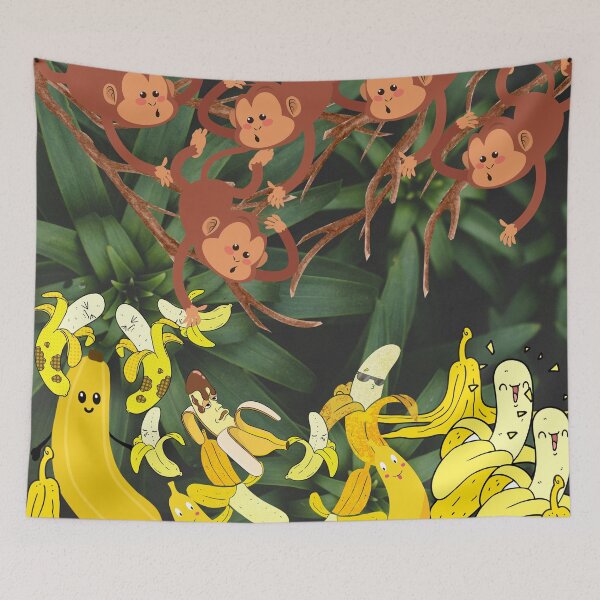 Item preview, monkey bananas T-shirt designed and sold by artigrow.