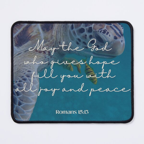 Item preview, Christian Art | Romans 15:13 | God | Pursue Peace designed and sold by AdoptKM.