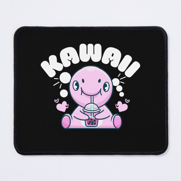Item preview, Kawaii dino drinking boba designed and sold by FurioInc.