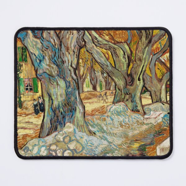 Item preview, The Large Plane Trees (Road Menders at Saint-Rémy) (1889) by Vincent Van Gogh designed and sold by amrmab.