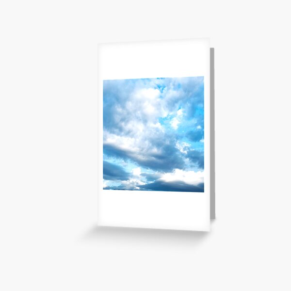 Item preview, Blue Heavenly Sky With Whimsical White Clouds designed and sold by DEC02.