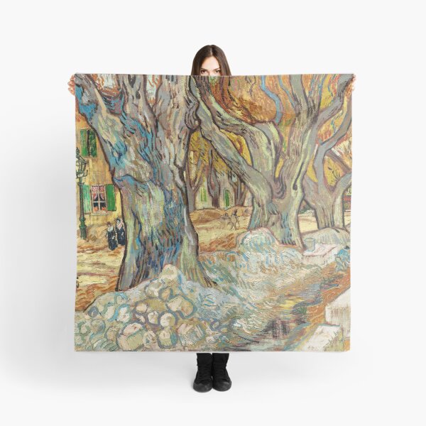 Item preview, The Large Plane Trees (Road Menders at Saint-Rémy) (1889) by Vincent Van Gogh designed and sold by amrmab.