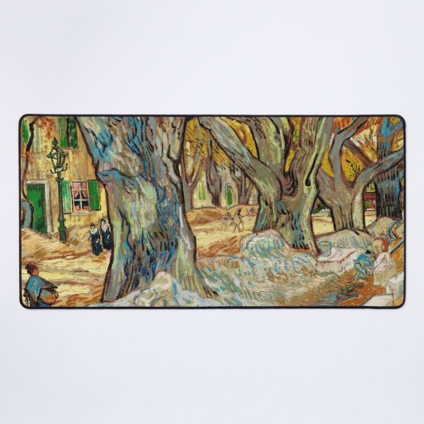 Item preview, The Large Plane Trees (Road Menders at Saint-Rémy) (1889) by Vincent Van Gogh designed and sold by amrmab.