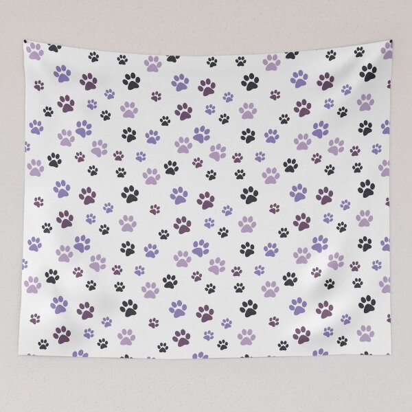 Item preview, A COLOURFUL TINY DOG PAW PATTERN  designed and sold by DeliveryGeorge.