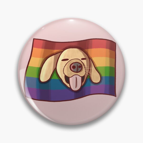 Item preview, Pride Flag Dog designed and sold by Stupickeroonies.