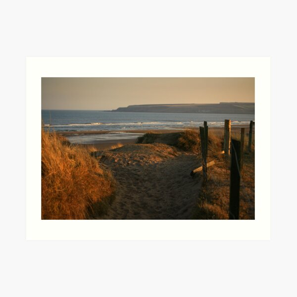 Down to Lunan Bay Art Print