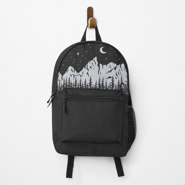 Item preview, Nighttime Hike (Black / Grey) designed and sold by Sarah Lumley.