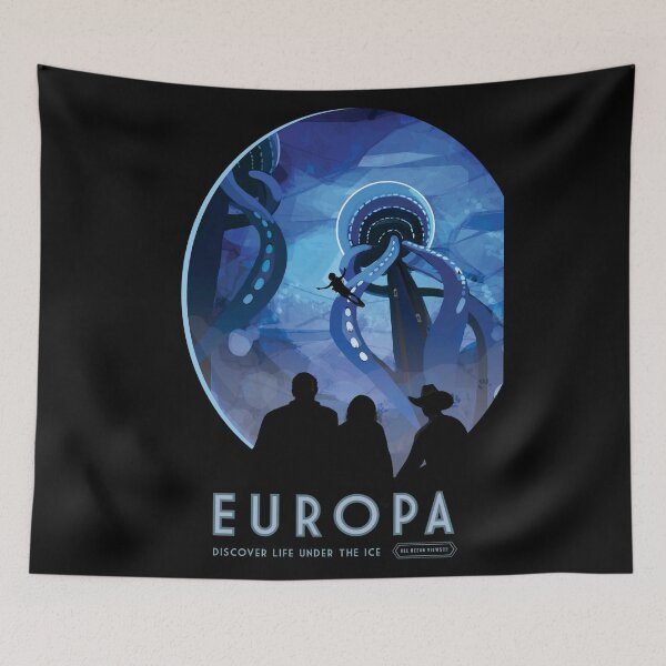 Item preview, Europa, Discover Life Under the Ice, All Ocean Views designed and sold by Caregiverology.