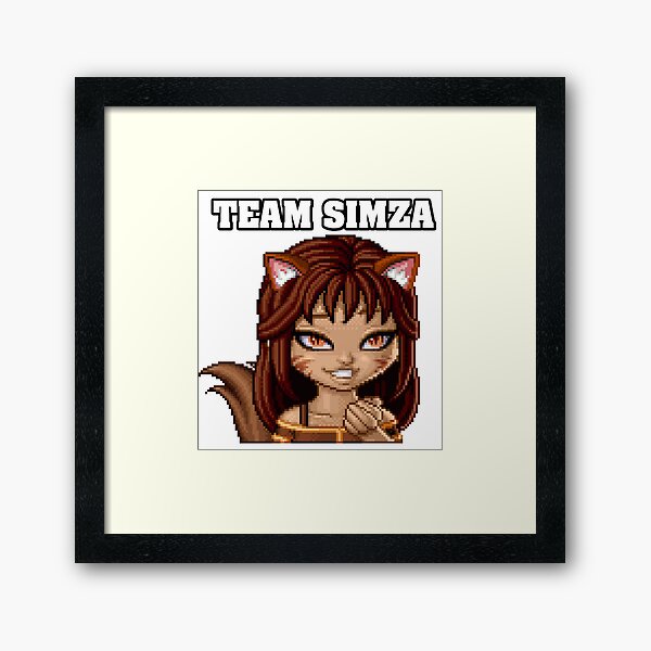 TEAM SIMZA Framed Art Print