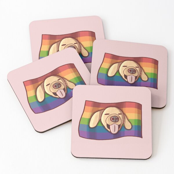 Item preview, Pride Flag Dog designed and sold by Stupickeroonies.