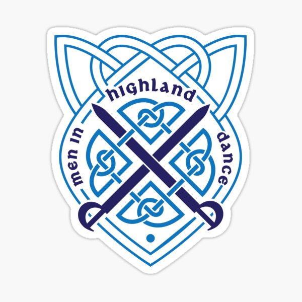 Item preview, Men in Highand Dance Logo designed and sold by mont-highland.