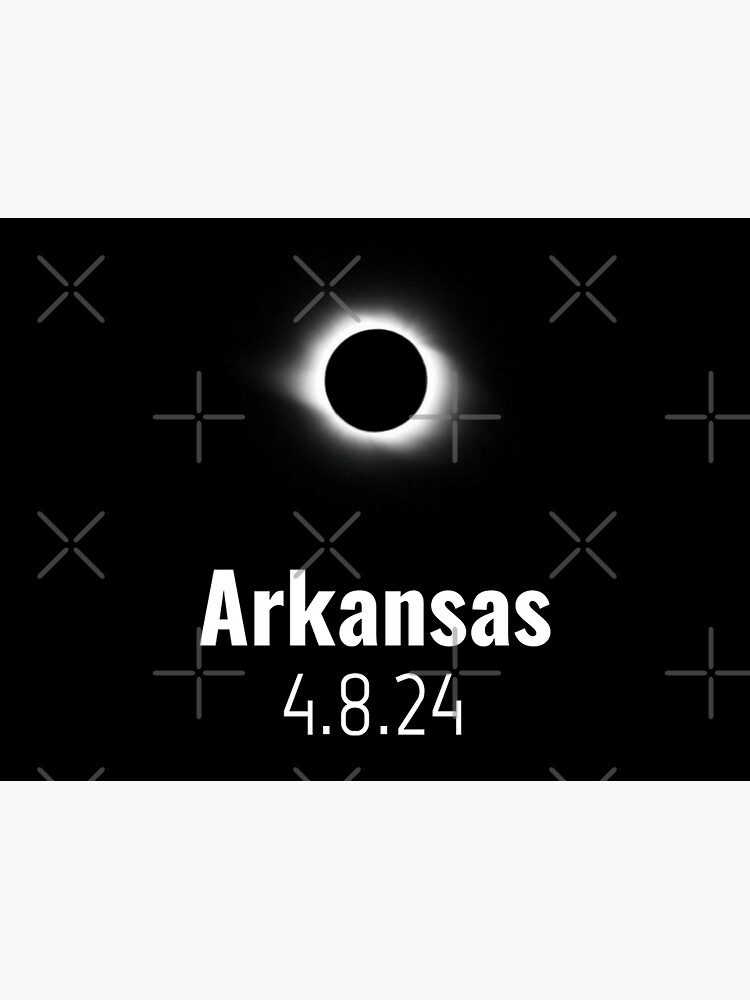 "Total Solar Eclipse 2024 Arkansas" Poster for Sale by miles854 Redbubble