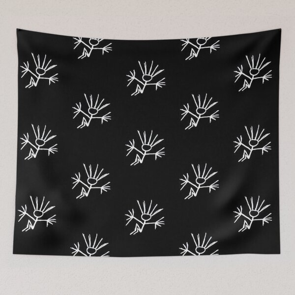 Item preview, Tommy Binks Stickman Logo designed and sold by TwoTeasPrints.
