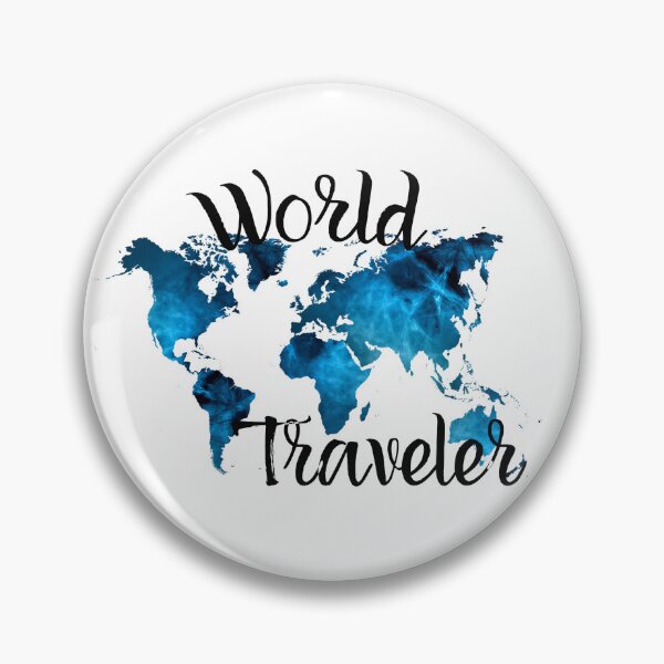 Item preview, World Traveler Blue designed and sold by Susan Link.