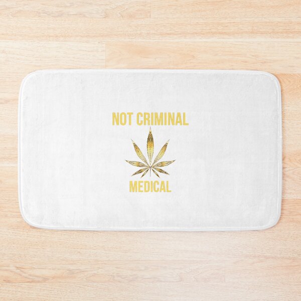 Item preview, Medical Marijuana, Not Criminal Medical, Marijuana, Cannabis, Leaf Gold designed and sold by BestDesignbySof.