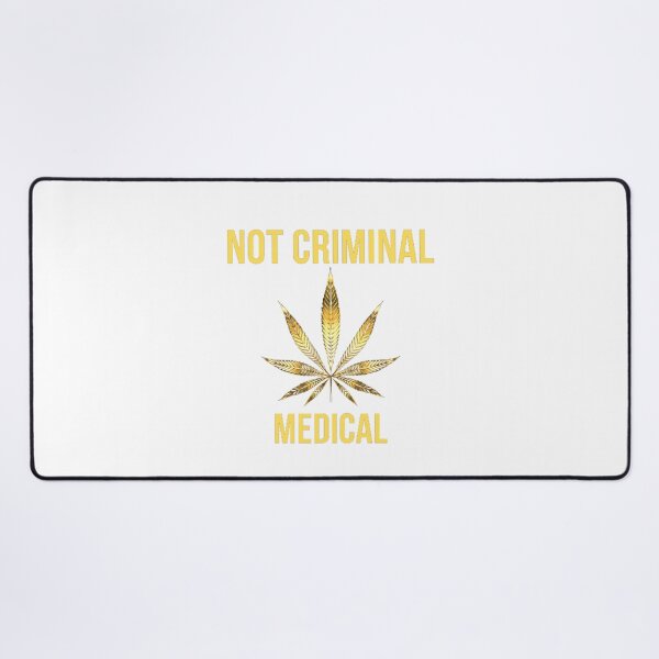 Item preview, Medical Marijuana, Not Criminal Medical, Marijuana, Cannabis, Leaf Gold designed and sold by BestDesignbySof.