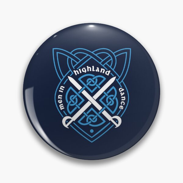 Item preview, Men In Highland Dance - for Dark Backgrounds designed and sold by mont-highland.